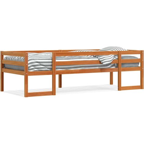 Maison Exclusive - Giroletto Bambini Marrone Cera 75x190 cm Legno Massello di Pino