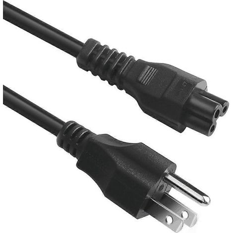 Câble d'alimentation secteur universel à 3 broches de 1,8 m avec protection de sécurité intégrée pour projecteur et appareils électroniques (1/3)