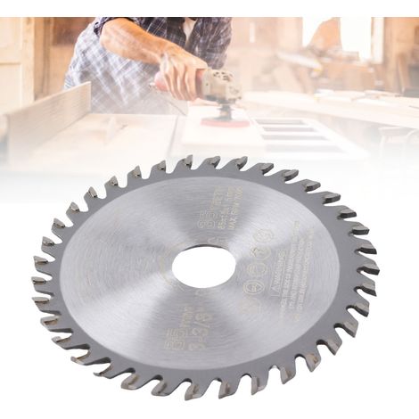 Lame de scie en alliage TCT, scie circulaire électrique multifonctionnelle pour le travail du bois et l'usage domestique, diamètre 85 mm, diamètre intérieur 15 mm, 36 dents. (1/5)