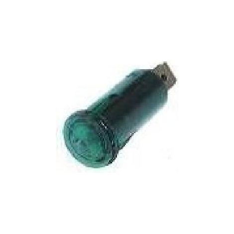 Voyant Lumineux Tubulaire Vert 16mm
