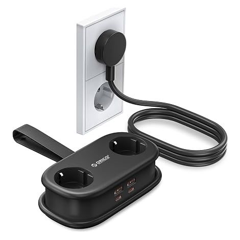 ORICO AP3 65W Multiprise Voyage, 2 Prises USB-C (1/5)