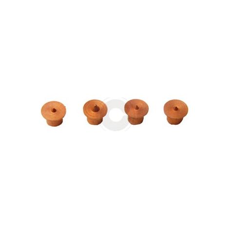 Poggi 670.00 cf 4 spine testine a centrare per tasselli in legno 6 mm (1/4)