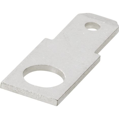 Languette 6.3 x 0.8 mm Vogt Verbindungstechnik 3854.67 180 ° non isolé métal 1 pc(s) (1/2)