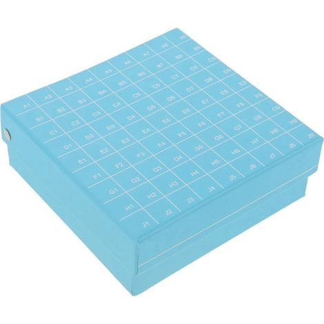 Conteneur pour tubes à centrifuger, congélateur, support de rangement pour tubes à microcentrifuger-13.20X13.10X5.00CM-Multi (1/2)