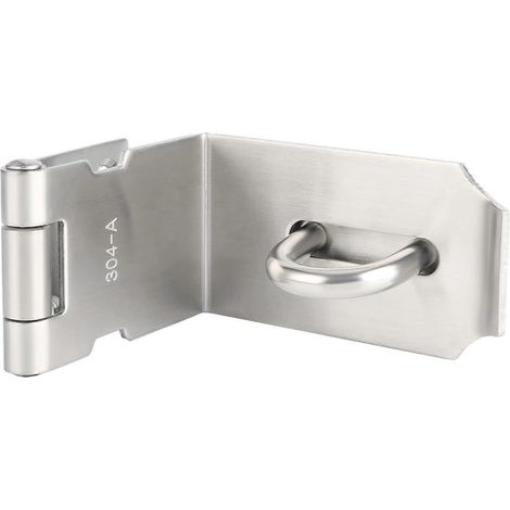 Scheunentorriegel, 12,7 cm (5 Zoll) Edelstahlriegel für Tor und Fenster, sichere 90°-Verriegelung, witterungsbeständig (1/5)