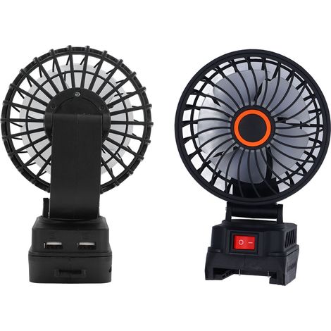 Ventilateur de camping multifonctionnel portable de 10 cm (4 pouces) fonctionnant sur batterie au lithium Dartek 20V (1/5)