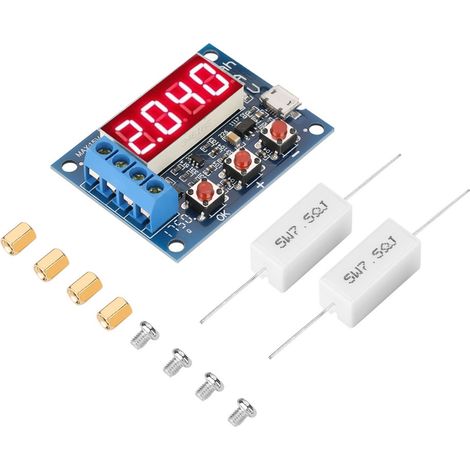 Testeur de capacité batterie 18650 Li-ion et plomb 1.2-12V, analyseur de décharge avec compteur (1/5)