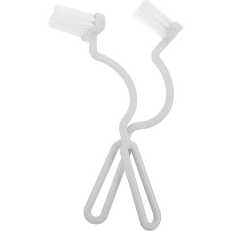 2 brosses WC, blanc, pour cuvette, sous le rebord et céramique (1/5)