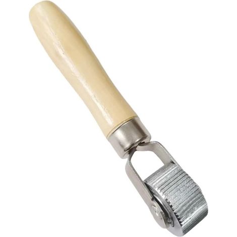 Rouleau de compactage de réparation de pneus de voiture, outil, poignée en bois, roue, pression et artefact kit avec bouchons de compresseur de moto type tube de vélo sans colle robuste sans (1/5)