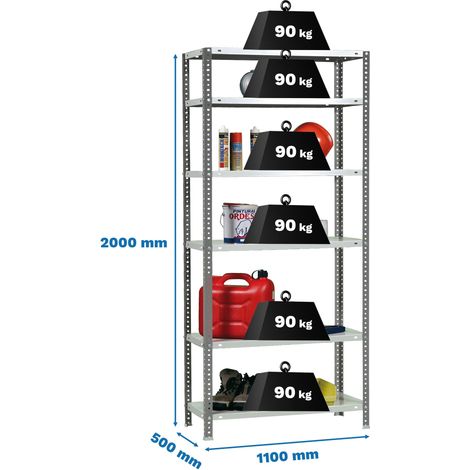 Simonrack Comfort Superplus 6/500 Regal anthrazit weiß