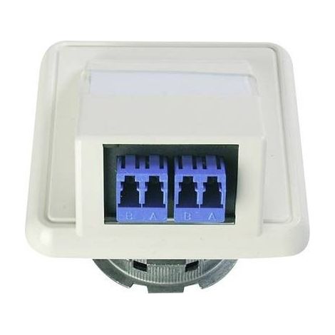 Telegärtner 100022459 Presa da incasso per fibra ottica Bianco alpino 1 pz. (1/2)