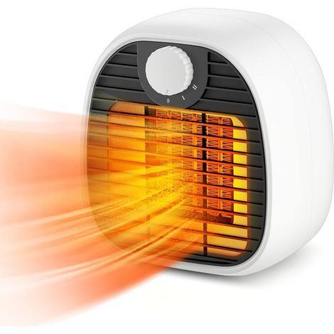 Chauffage d'appoint AIPERQ, radiateur soufflant électrique 5s, faible consommation, petit chauffage bureau maison (1/5)