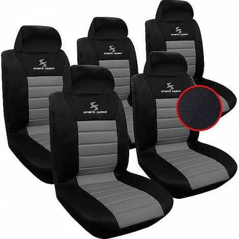 WOLTU 5xCoprisedili Auto Posti Seat Cover Protezioni Universali per Macchina