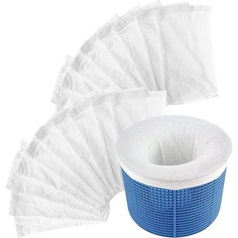 20 Pack Skimmer Socks, Pool Socks, Filters for Pool Accessories, Skimmer Basket, Filter Socks for Swimming Pool, Skimmer Net (20 Pcs) (1/5)