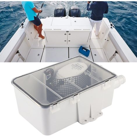 Pompe de cale automatique 12V/24V 750GPH pour bateau, yacht et marine avec interrupteur automatique et entrées multiples - Modèle G750-0124V