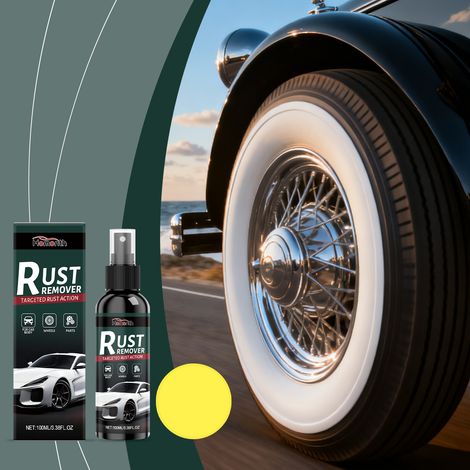 Rostentferner-Spray, Mehrzweck-Rostentferner-Spray für Metall, geeignet für die Reinigung von Auto- und Haushaltsbeschlägen – 100 ml × 1, Schwamm × 1 -- BIEMMEDUE (1/5)