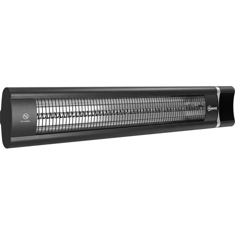 Outsunny calefactor por infrarrojos para terraza 3000 w, de pared con ip65, 9 niveles de calor, temporizador 24 h, control táctil/remoto, pantalla led (1/5)