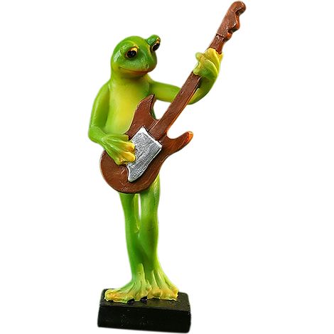 Décoration Grenouille Ander Online 7313G-04 Ornement Musical Abstrait Design Amusant pour Intérieur Bureau Artisanat Cadeau Créatif Original (1/5)