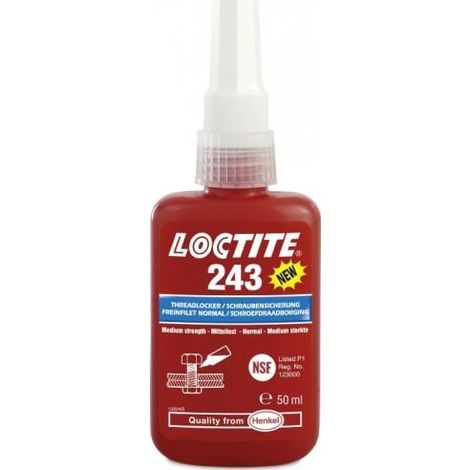 Adhäsiv Loctite 243 mittlere Stärke 24 ml