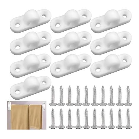 Plastic Awning Mounting Brackets, Awning Mounting Bar Brackets, Canopy Mounting Pole Brackets, Screws for Camper Van and Caravan