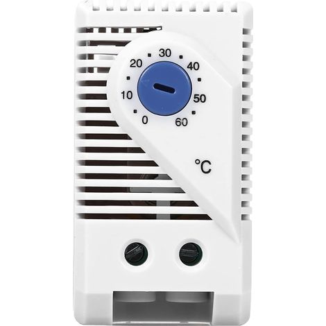 Thermostat Mécanique, 0-60°c Réglable Compact Normalement Ouvert Commutateur De Contrôleur Température électrique Interrupteur Fermé Chauffage Filtre Ventilateur équipement Refroidissement (KTS011) (1/5)