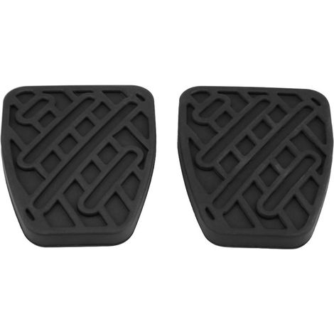 [Protection de pédales] Revêtement caoutchouc haute résistance Noir 46531JD00A - Dimension 77x60mm pour Nissan Qashqai 2007-2016 (Lot 2 pièces) (1/5)