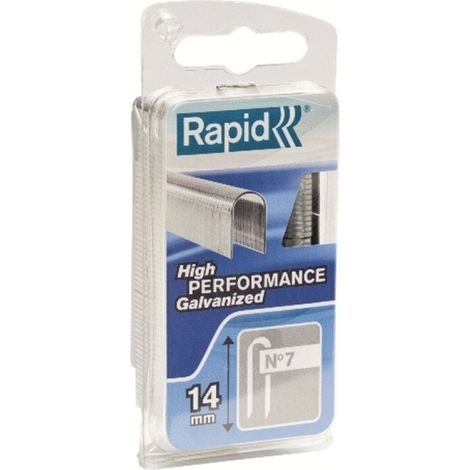 Grapa elec cable 14mm nº7 rapid 960 pz