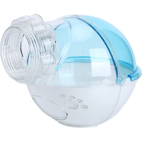 Roue d'exercice pour hamster de 13 cm, jouet en plastique pour petits animaux de compagnie (bleu) (1/5)