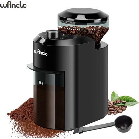 Moulin à café électrique (norme européenne 220 V) avec broyeur conique réglable et 28 réglages de mouture. (1/5)