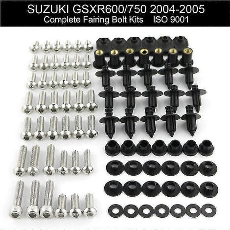 Fit For Suzuki Gsxr600 Gsx-r600 Gsxr 600 750 2004 2005 Full Fairing Kit Bolts Kit Screw Fairing Clips Nut Stainless Steel( ) (1/5)