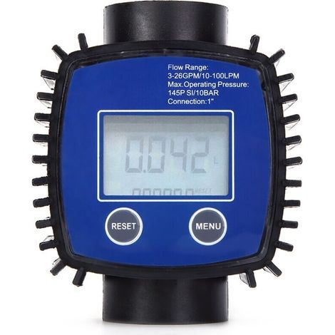Hochpräziser digitaler Durchflussmesser für Wasser und Diesel – Durchflussbereich 5–120 l/min – 1-Zoll-Innengewinde – Maximaler Druck 20 bar (1/5)