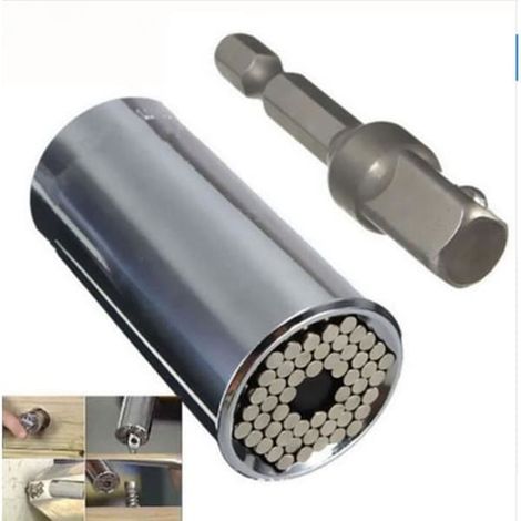 Clé universelle Gator Socket Grip en deux parties avec outil de réparation pour vis de volant (1/4)