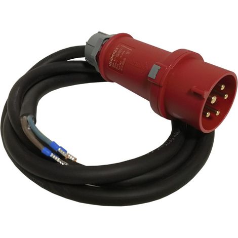 Anschlusskabel mit Stecker, Netzwerkkabel 16A 5P 5X2,5MM2 2M (1/3)