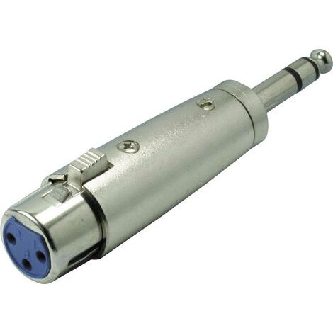 Kash Adaptateur XLR XLR femelle - Jack mâle 6.35 mm stéréo Nombre de pôles:3 1 pc(s) S182011 (1/2)