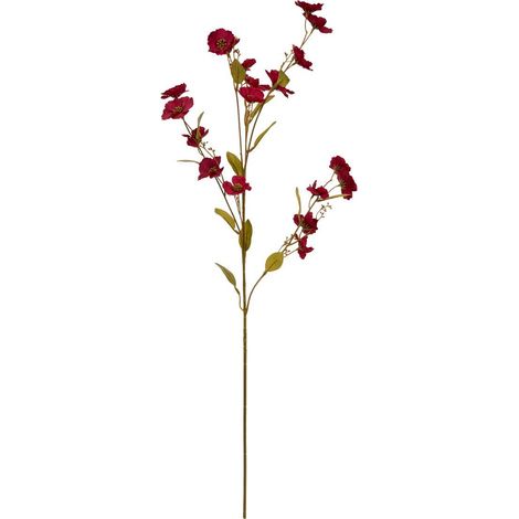 Tige d'anémone Crush H.93cm rouge - Atmosphera créateur d'intérieur (1/3)