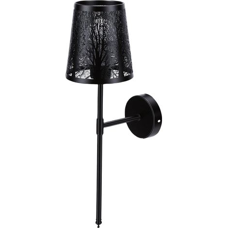 Applique murale rechargeable à intensité variable RGB, lampe de chevet ajourée avec télécommande pour chambre à coucher (1/5)