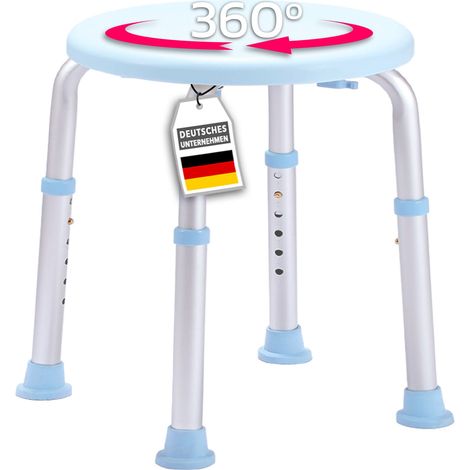 Dusch- und Badhocker Pedro Höhenverstellbar & 360° drehbar