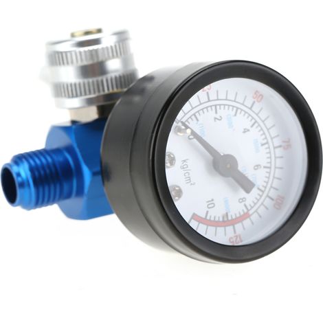 1/4"-Spritzpistolen-Luftdruckregler mit Manometer als Zubehör (1/5)