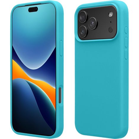 Housse Compatible avec Apple iPhone 18 Pro/iPhone 17 Pro Coque - Housse de téléphone Protection Souple en TPU Silicone - Cool Glacier (1/5)