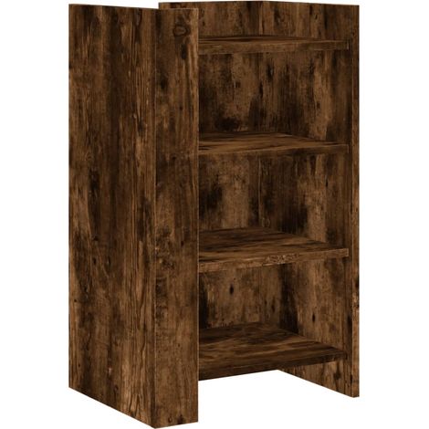 Maison Exclusive - Credenza Rovere Fumo 45x35x75 cm in Legno Multistrato