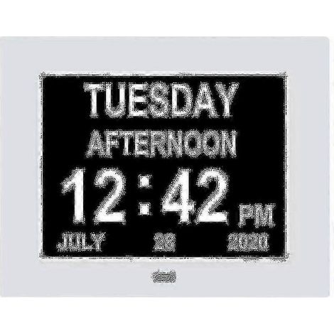 Horloge numérique pour personnes atteintes de démence, affichage du jour, claire, non abrégée, et - HAOY (1/5)