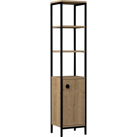 Derin Meuble de salle de bain 100 % MÉLAMINE Saphir, (1/4)