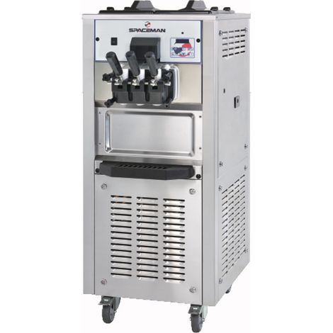 Machine à Glace Italienne et Frozen Yogurts sur Sol - 2 Parfums + Panachage - 40 kg/h - Spaceman