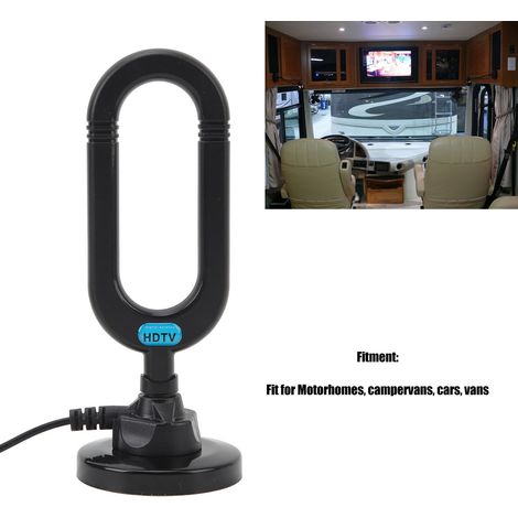 L'antenne TV numérique haute définition montée sur camping-car prend en charge les résolutions 4K, 8K et 1080p et convient aux camping-cars, fourgons aménagés, voitures et fourgonnettes jusqu'à 5 mètr (1/4)
