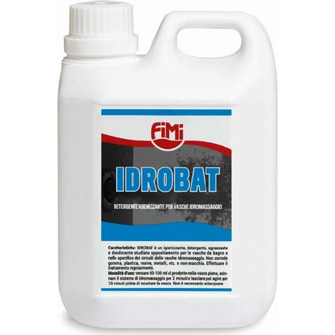 IDROBAT detergente igienizzante per la pulizia di vasche idromassaggio (1 litro) 06230