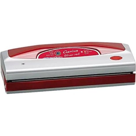 Magic Vac Genius Silver máquina de envasado al vacío rojo plata