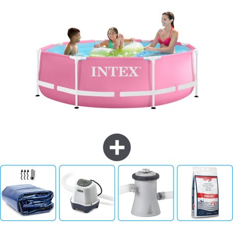 Intex Piscine Tubulaire Ronde - 244x76 cm - 5-pièces SCB54 (1/5)