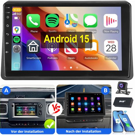 Android15 Pour Renault Master III 2019-2023 Nissan NV400 Autoradio GPS RDS 2+64G DAB CAM