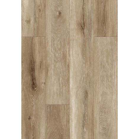 Mexen Long Creek paneles vinílicos 1240 x 182 mm SPC 6,5 mm, base IXPE 1,5 mm, 4 V-Fuga, Roble - F1050-1240-182-505-4V1-01 (1/5)