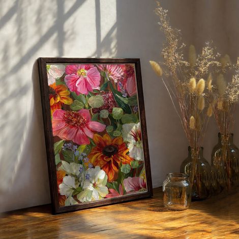Cuadro Melarelo, Estructura de Madera Nobilitada, 33x48h cm Multicolor (1/4)